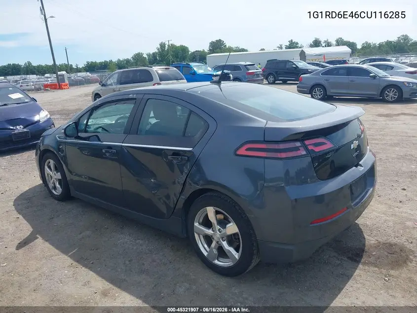 2012 Chevrolet Volt VIN: 1G1RD6E46CU116285 Lot: 45321907