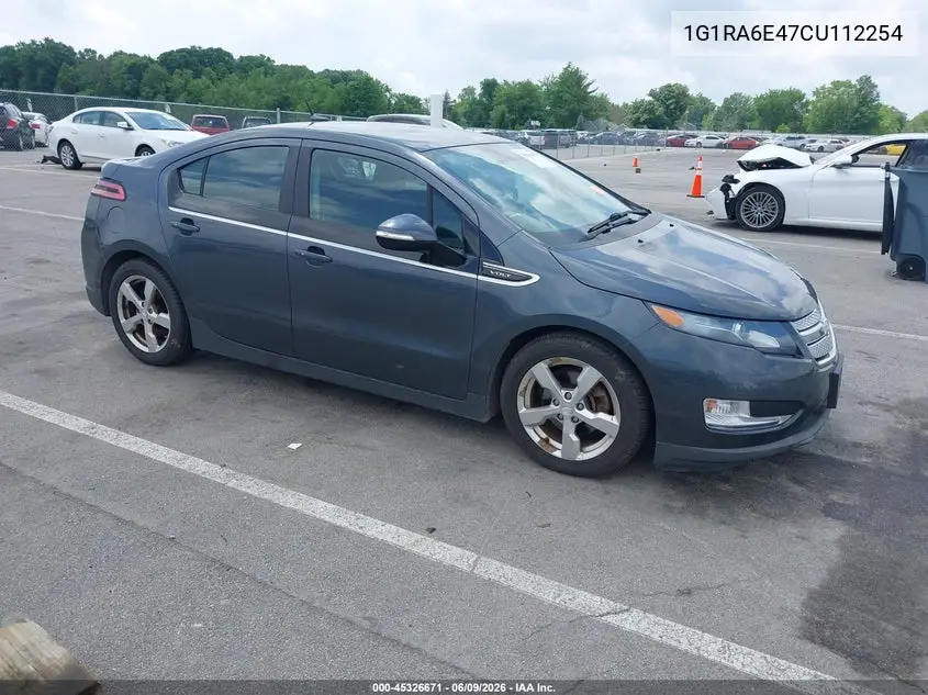 2012 Chevrolet Volt VIN: 1G1RA6E47CU112254 Lot: 45326671