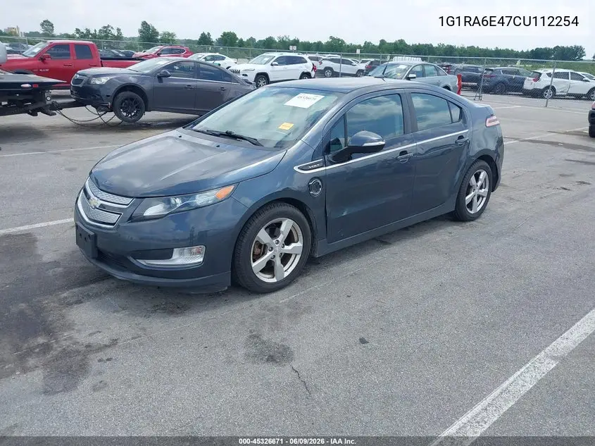 2012 Chevrolet Volt VIN: 1G1RA6E47CU112254 Lot: 45326671