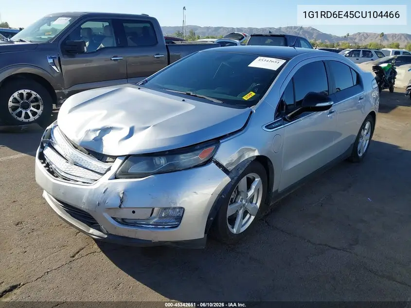 2012 Chevrolet Volt VIN: 1G1RD6E45CU104466 Lot: 45342651