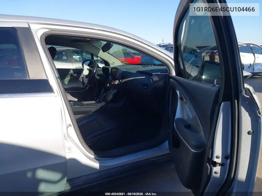 2012 Chevrolet Volt VIN: 1G1RD6E45CU104466 Lot: 45342651