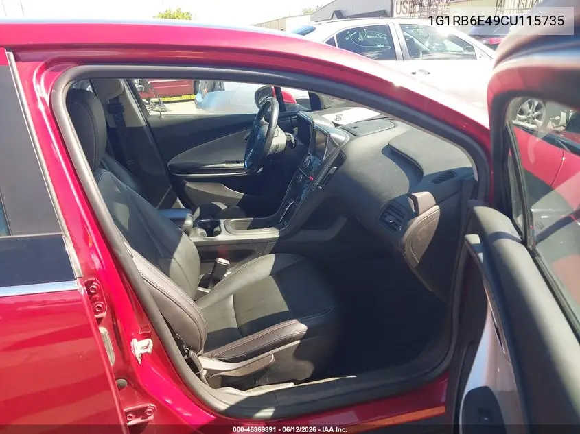 2012 Chevrolet Volt VIN: 1G1RB6E49CU115735 Lot: 45369891