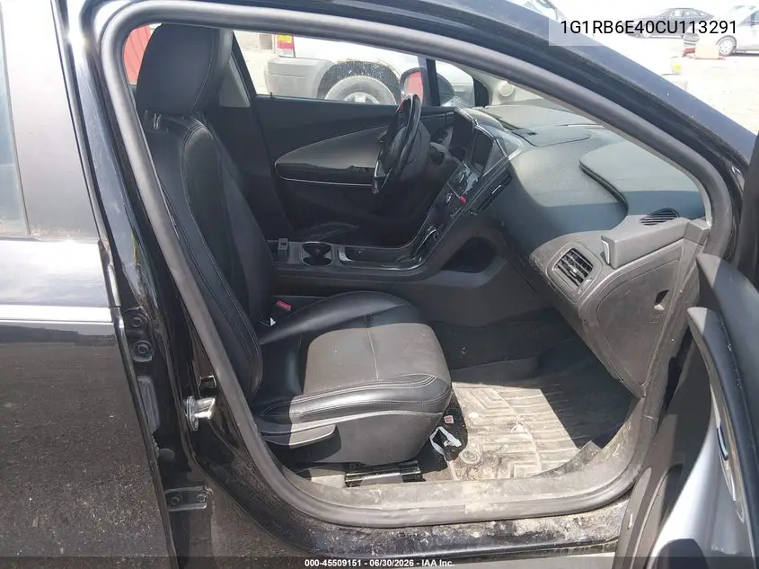 2012 Chevrolet Volt VIN: 1G1RB6E40CU113291 Lot: 45509151