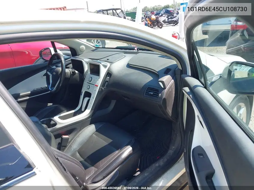 2012 Chevrolet Volt VIN: 1G1RD6E45CU108730 Lot: 45536562