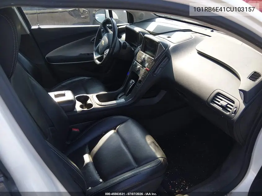 2012 Chevrolet Volt VIN: 1G1RB6E41CU103157 Lot: 45563531