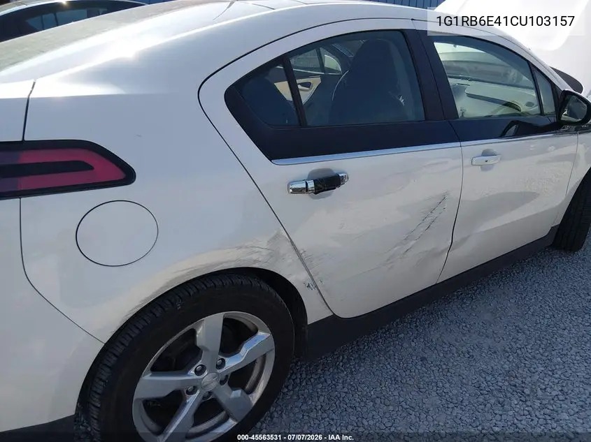 2012 Chevrolet Volt VIN: 1G1RB6E41CU103157 Lot: 45563531