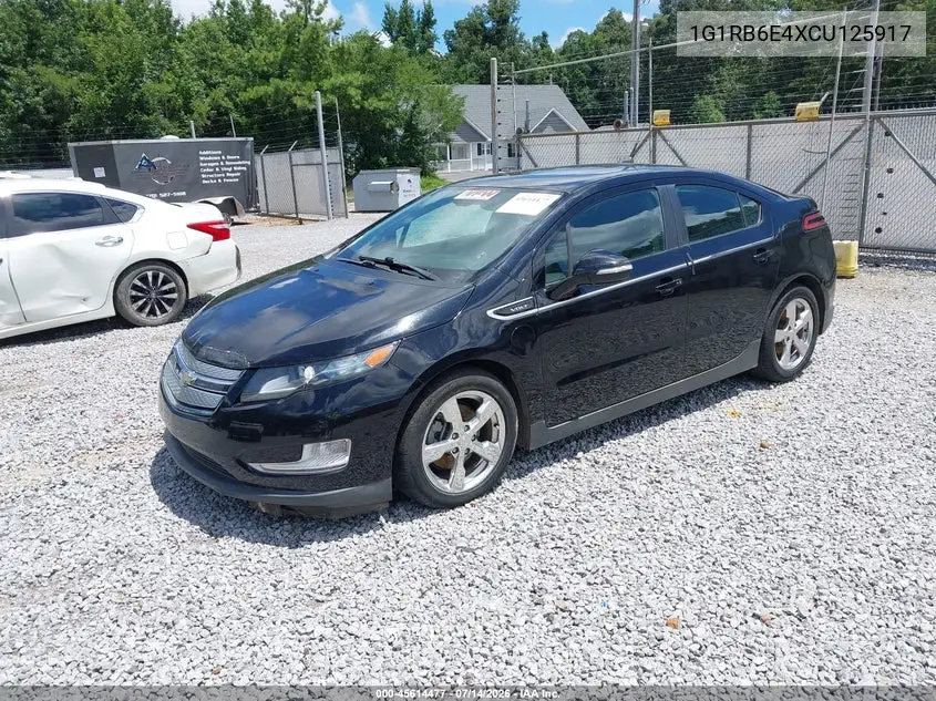 2012 Chevrolet Volt VIN: 1G1RB6E4XCU125917 Lot: 45614477