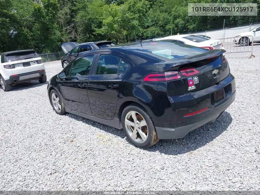 2012 Chevrolet Volt VIN: 1G1RB6E4XCU125917 Lot: 45614477
