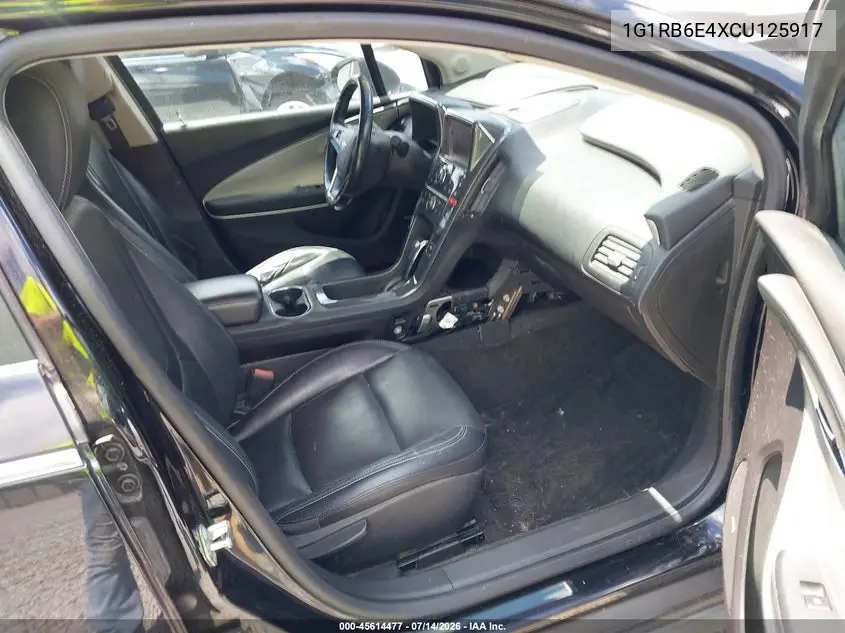 2012 Chevrolet Volt VIN: 1G1RB6E4XCU125917 Lot: 45614477