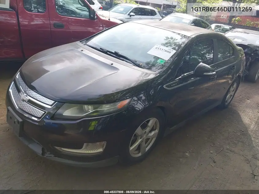 2013 Chevrolet Volt VIN: 1G1RB6E46DU111269 Lot: 45337808