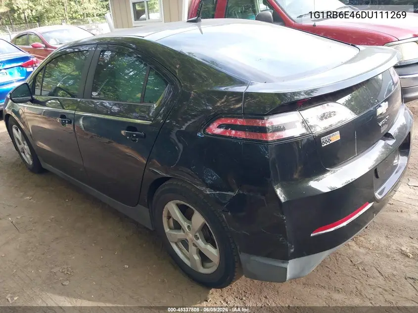 2013 Chevrolet Volt VIN: 1G1RB6E46DU111269 Lot: 45337808