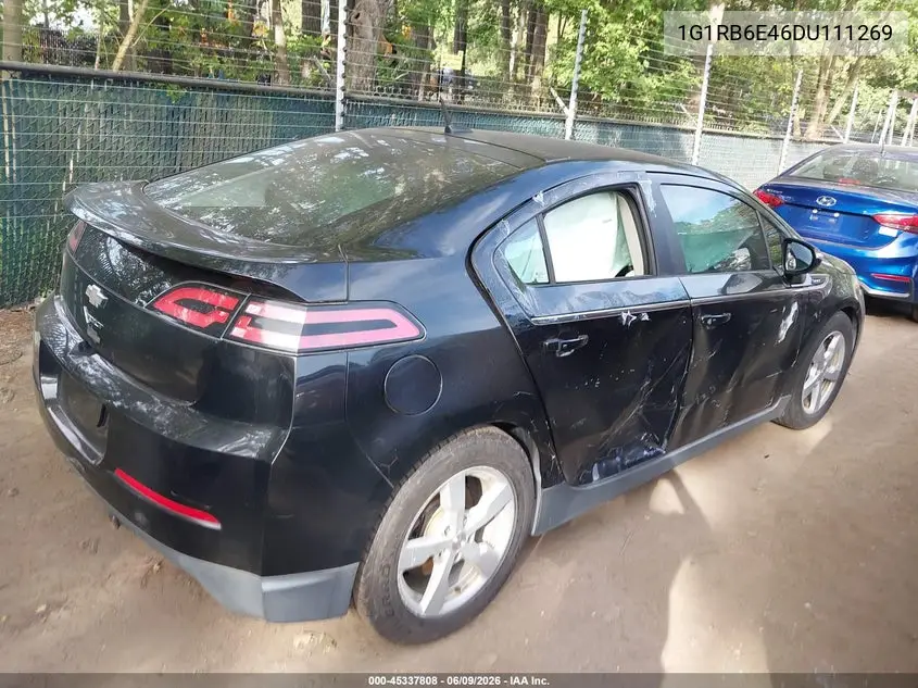 2013 Chevrolet Volt VIN: 1G1RB6E46DU111269 Lot: 45337808
