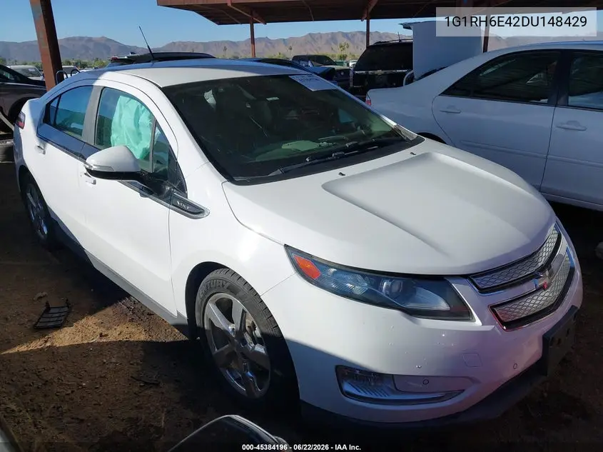 2013 Chevrolet Volt VIN: 1G1RH6E42DU148429 Lot: 45384196