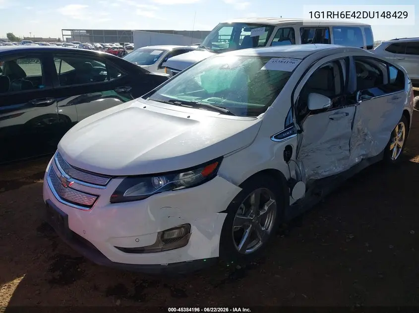 2013 Chevrolet Volt VIN: 1G1RH6E42DU148429 Lot: 45384196