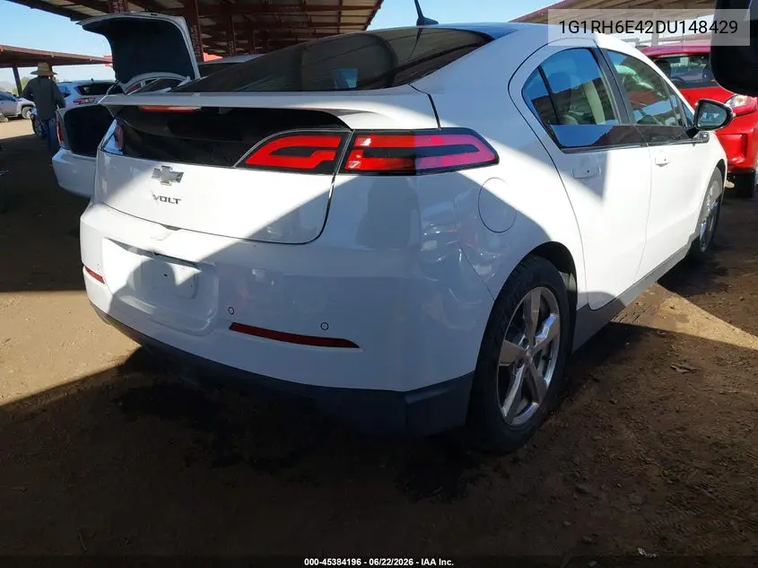2013 Chevrolet Volt VIN: 1G1RH6E42DU148429 Lot: 45384196