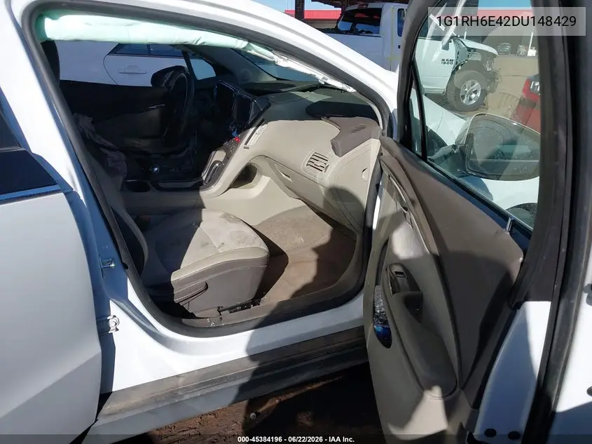 2013 Chevrolet Volt VIN: 1G1RH6E42DU148429 Lot: 45384196