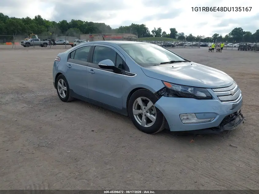 2013 Chevrolet Volt VIN: 1G1RB6E48DU135167 Lot: 45396472