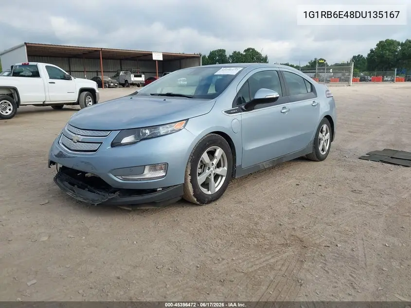 2013 Chevrolet Volt VIN: 1G1RB6E48DU135167 Lot: 45396472