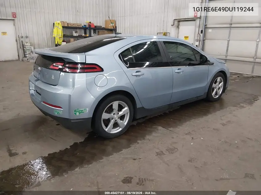 2013 Chevrolet Volt VIN: 1G1RE6E49DU119244 Lot: 45427151