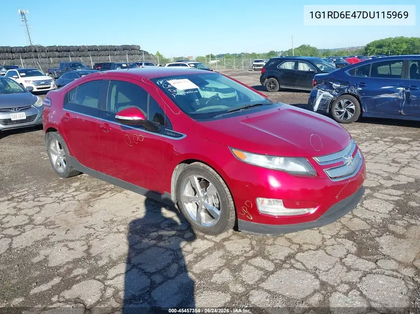 2013 Chevrolet Volt VIN: 1G1RD6E47DU115969 Lot: 45457354