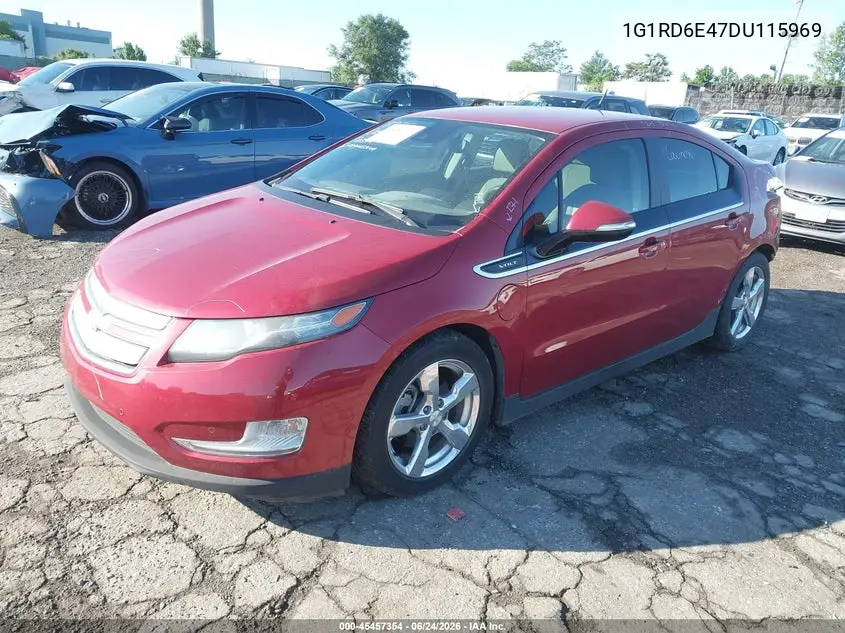 2013 Chevrolet Volt VIN: 1G1RD6E47DU115969 Lot: 45457354
