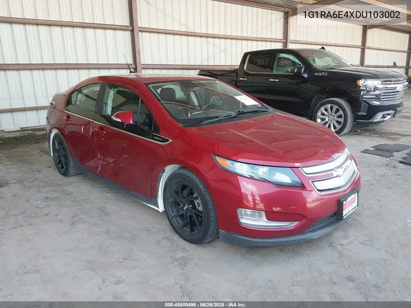 2013 Chevrolet Volt VIN: 1G1RA6E4XDU103002 Lot: 45500496