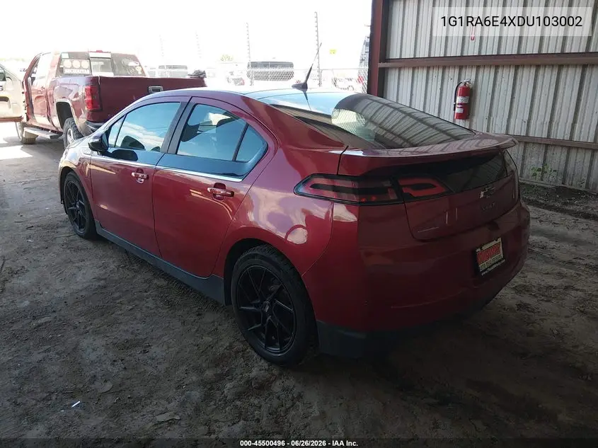 2013 Chevrolet Volt VIN: 1G1RA6E4XDU103002 Lot: 45500496