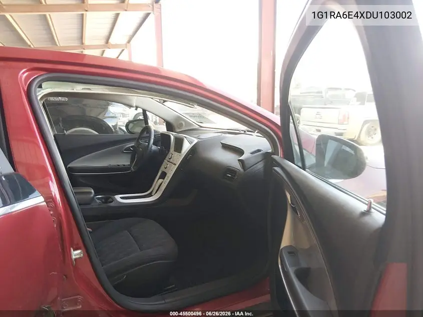 2013 Chevrolet Volt VIN: 1G1RA6E4XDU103002 Lot: 45500496