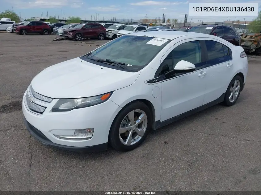 2013 Chevrolet Volt VIN: 1G1RD6E4XDU136430 Lot: 45540916