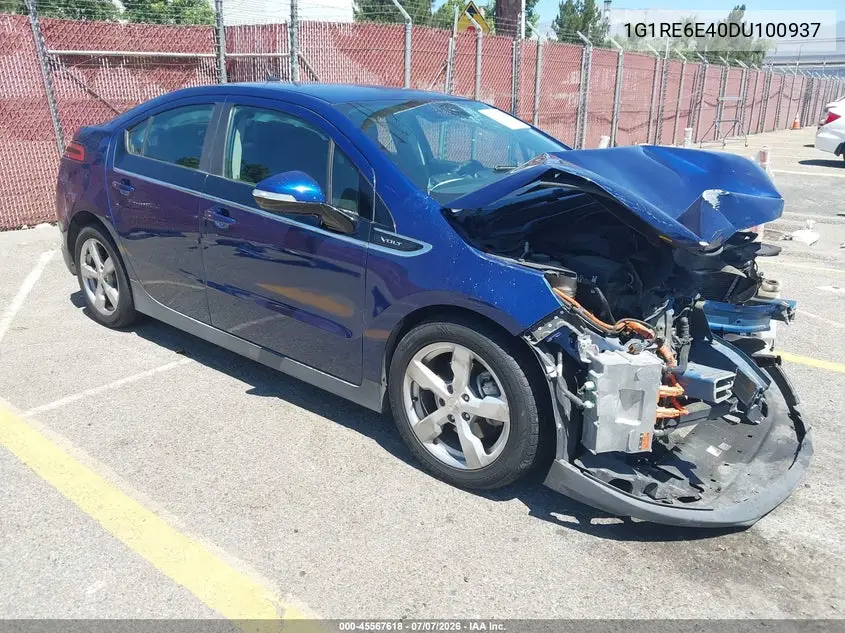 2013 Chevrolet Volt VIN: 1G1RE6E40DU100937 Lot: 45567618