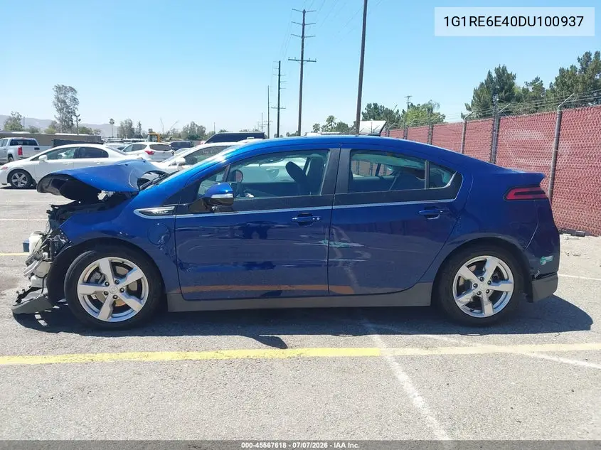 2013 Chevrolet Volt VIN: 1G1RE6E40DU100937 Lot: 45567618