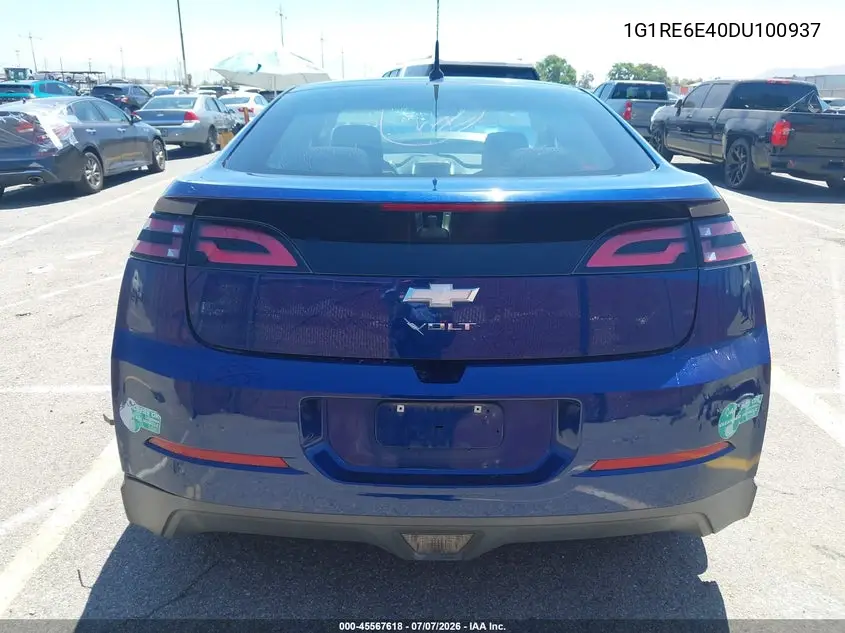 2013 Chevrolet Volt VIN: 1G1RE6E40DU100937 Lot: 45567618