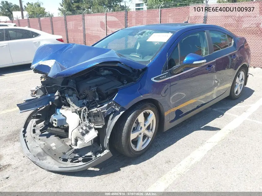 2013 Chevrolet Volt VIN: 1G1RE6E40DU100937 Lot: 45567618