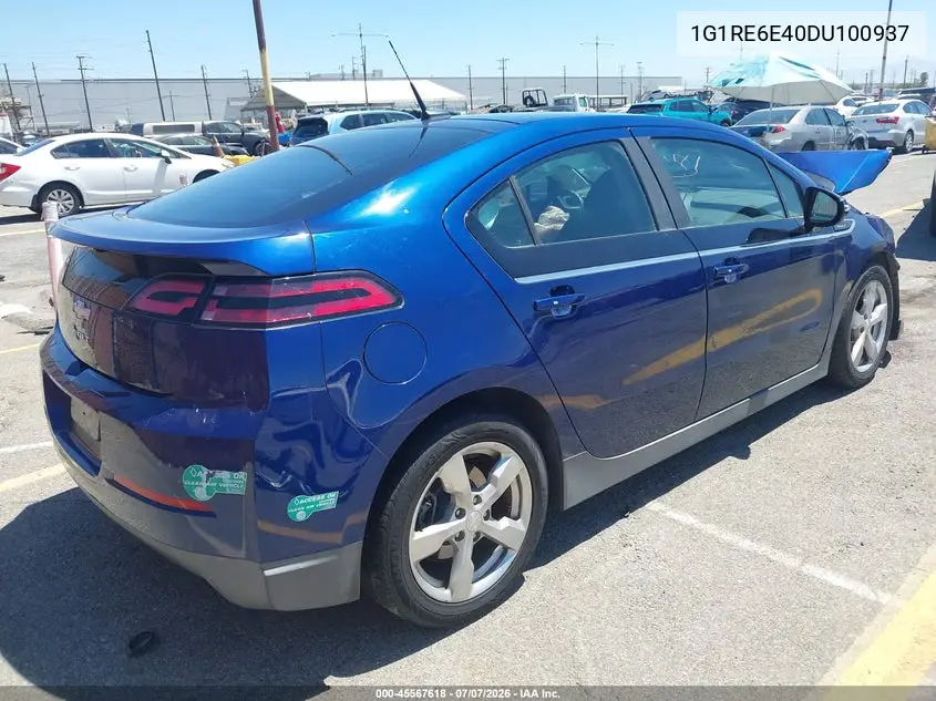 2013 Chevrolet Volt VIN: 1G1RE6E40DU100937 Lot: 45567618