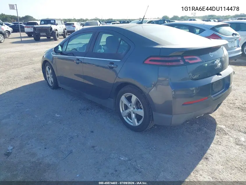 2013 Chevrolet Volt VIN: 1G1RA6E44DU114478 Lot: 45574403