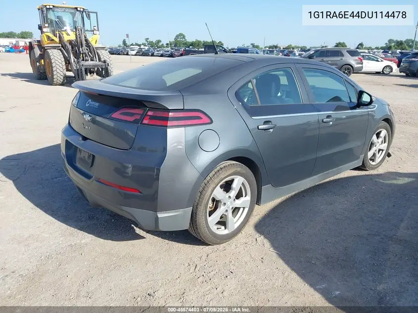 2013 Chevrolet Volt VIN: 1G1RA6E44DU114478 Lot: 45574403
