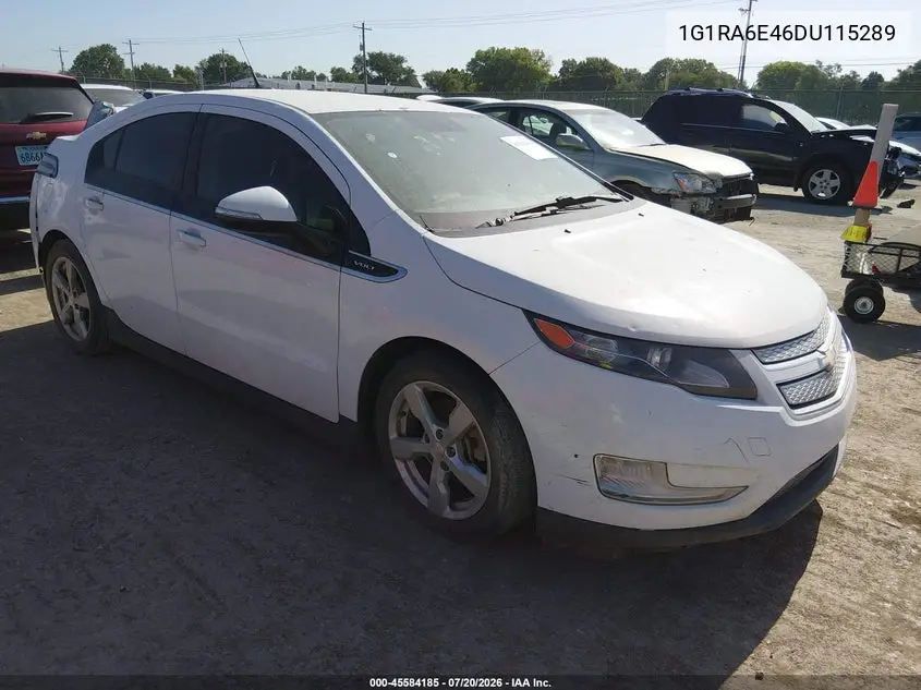 2013 Chevrolet Volt VIN: 1G1RA6E46DU115289 Lot: 45584185