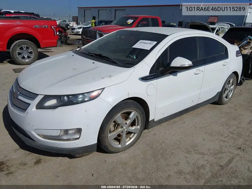 2013 Chevrolet Volt VIN: 1G1RA6E46DU115289 Lot: 45584185