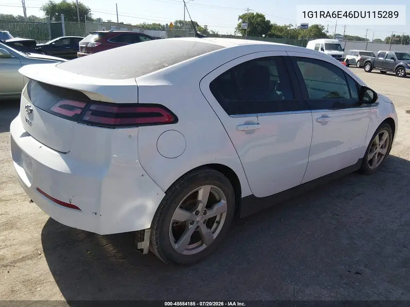 2013 Chevrolet Volt VIN: 1G1RA6E46DU115289 Lot: 45584185
