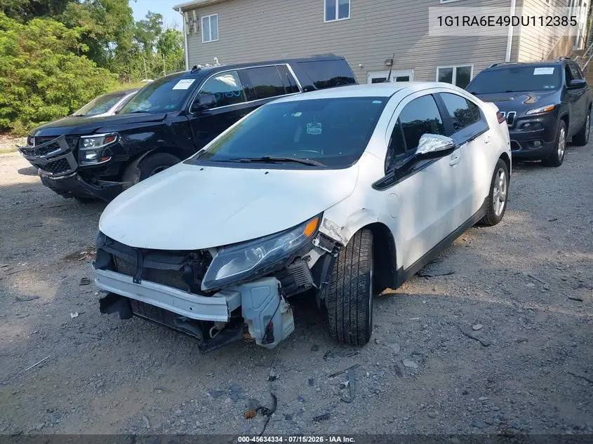 2013 Chevrolet Volt VIN: 1G1RA6E49DU112385 Lot: 45634334