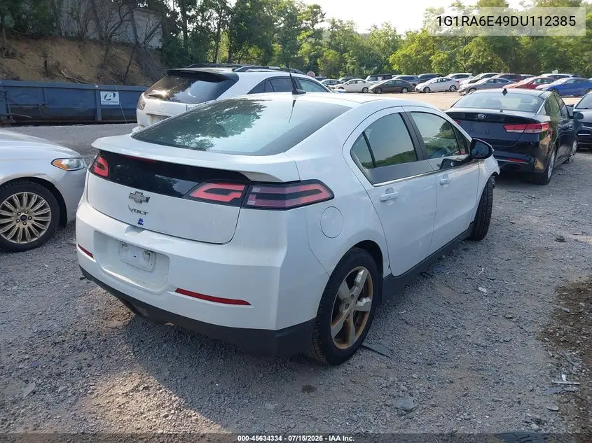 2013 Chevrolet Volt VIN: 1G1RA6E49DU112385 Lot: 45634334