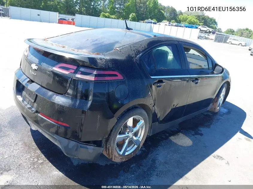 2014 Chevrolet Volt VIN: 1G1RD6E41EU156356 Lot: 45136556
