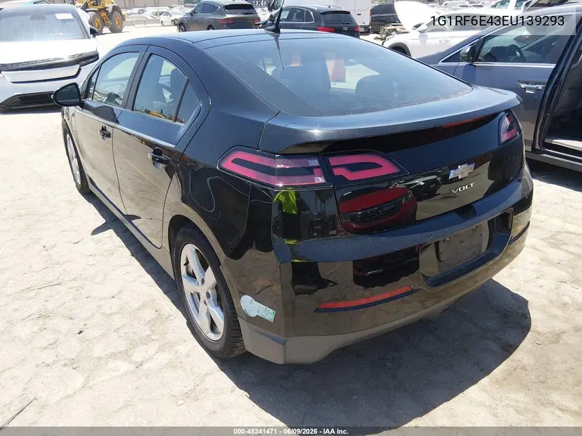 2014 Chevrolet Volt VIN: 1G1RF6E43EU139293 Lot: 45341471