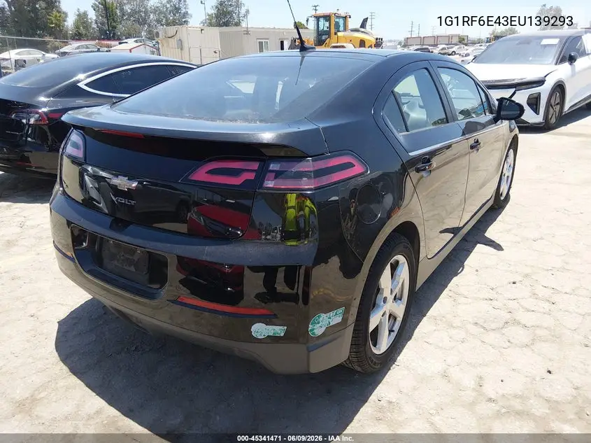 2014 Chevrolet Volt VIN: 1G1RF6E43EU139293 Lot: 45341471