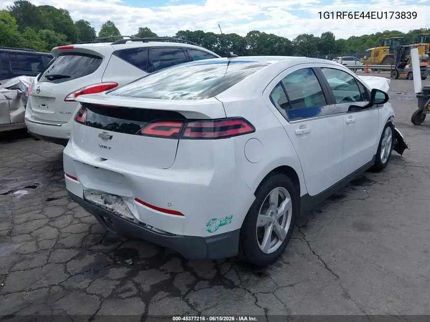 2014 Chevrolet Volt VIN: 1G1RF6E44EU173839 Lot: 45377216