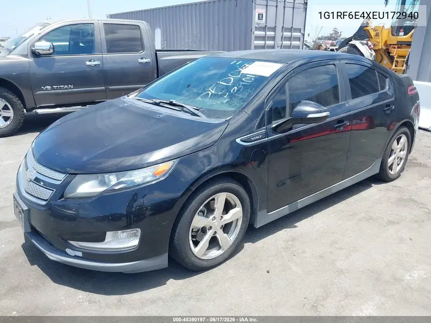 2014 Chevrolet Volt VIN: 1G1RF6E4XEU172940 Lot: 45390197