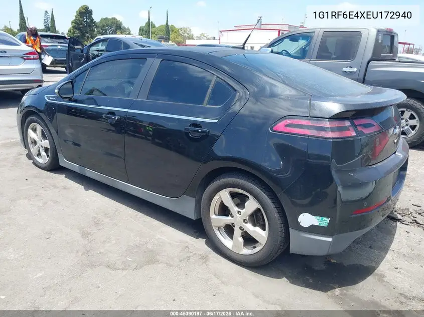 2014 Chevrolet Volt VIN: 1G1RF6E4XEU172940 Lot: 45390197