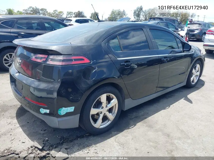 2014 Chevrolet Volt VIN: 1G1RF6E4XEU172940 Lot: 45390197