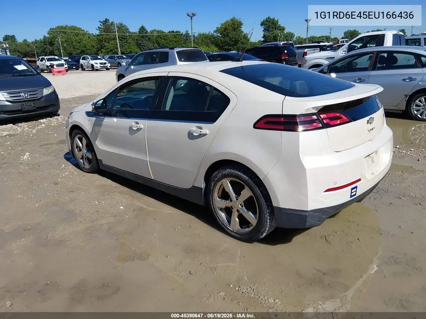 2014 Chevrolet Volt VIN: 1G1RD6E45EU166436 Lot: 45390647