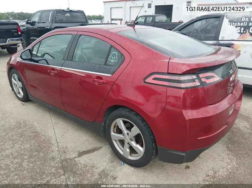 2014 Chevrolet Volt VIN: 1G1RA6E42EU124329 Lot: 45391041